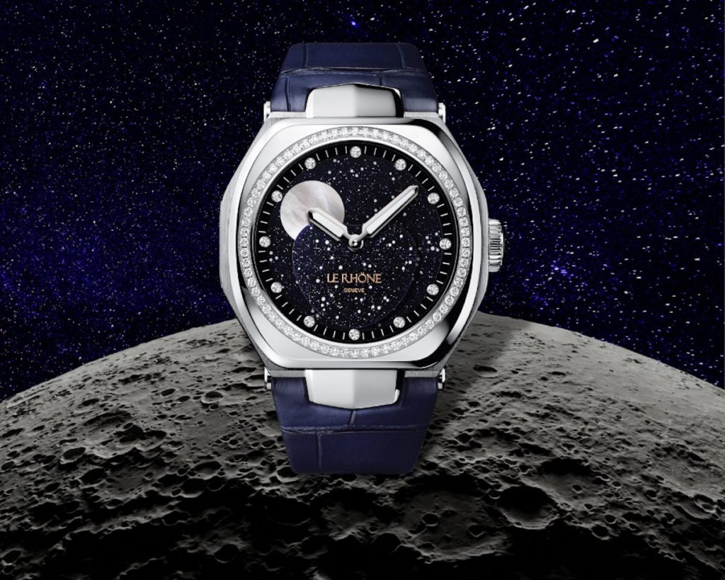 Moon Aventurine Titanium 37mm Lifestyle on the moon