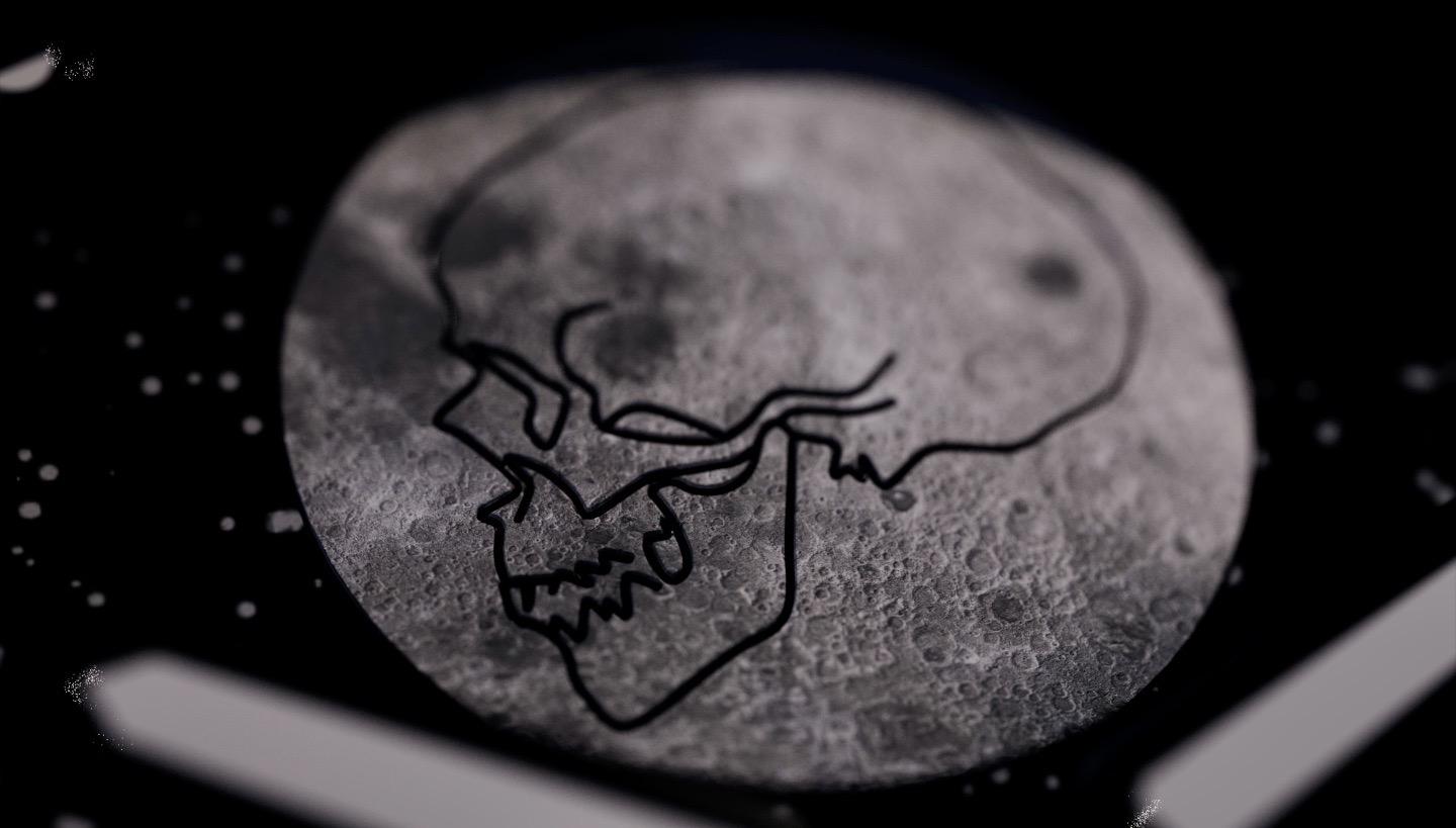 Alquimiamc Skull Moon Disc