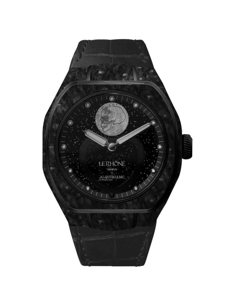 Skull Limited Edition Carbon Black Watch